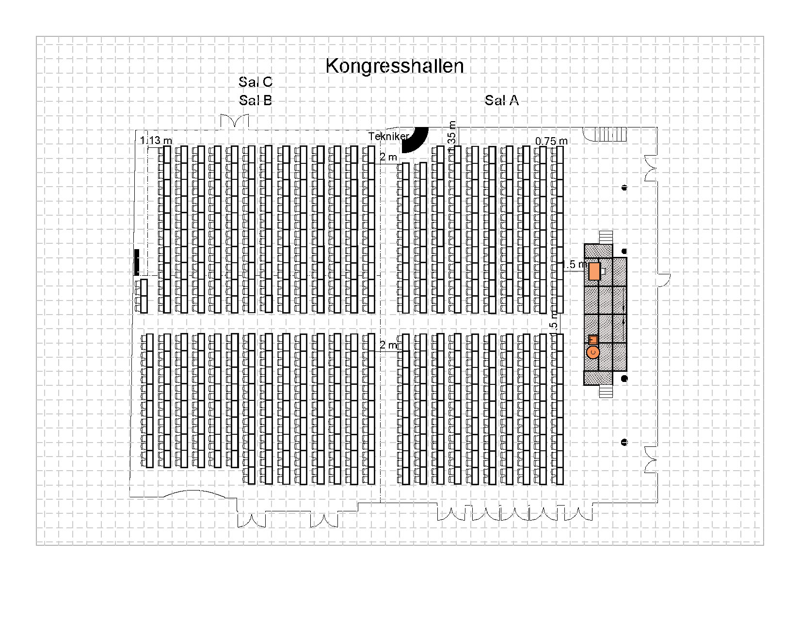 Klasserom 880 plasser