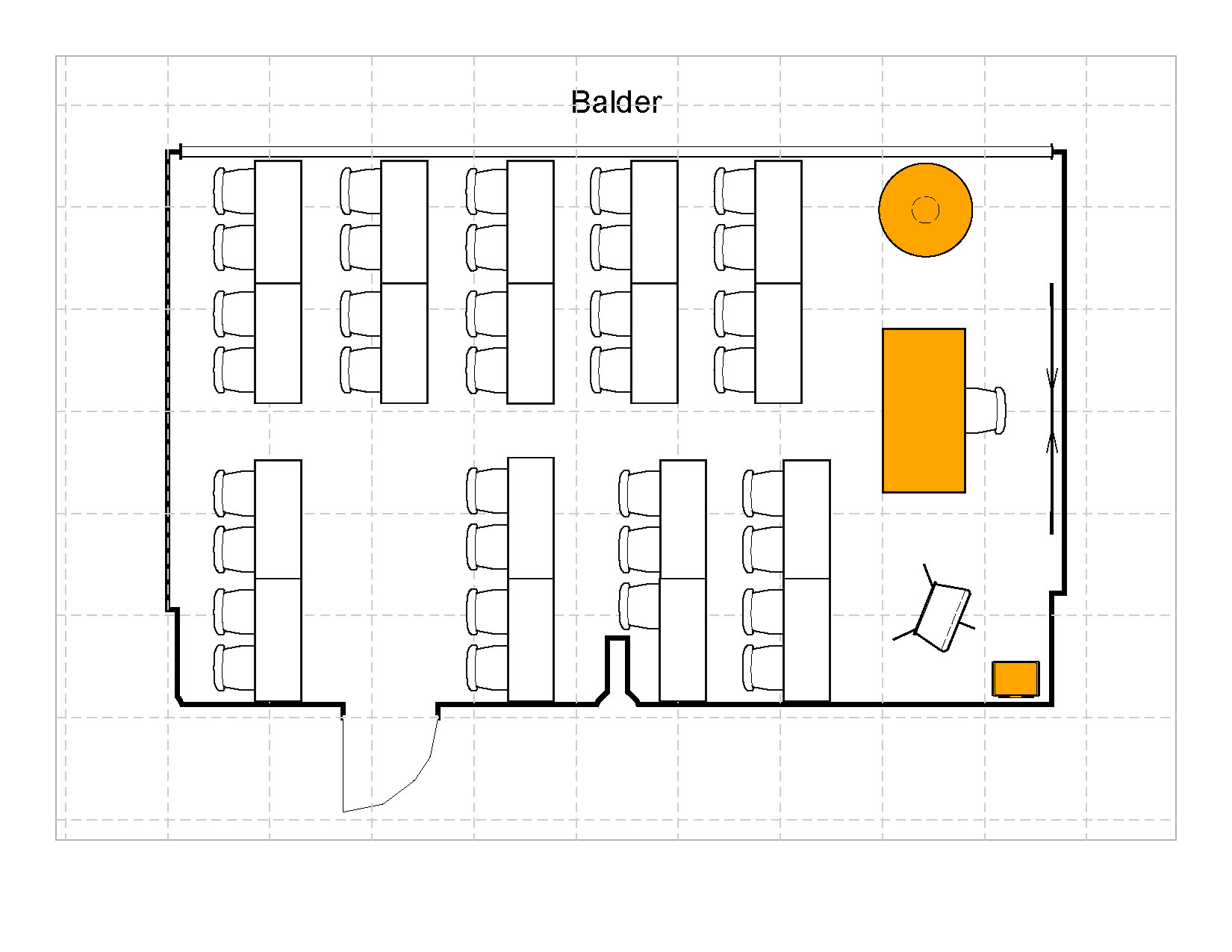 Klasserom 35 plasser