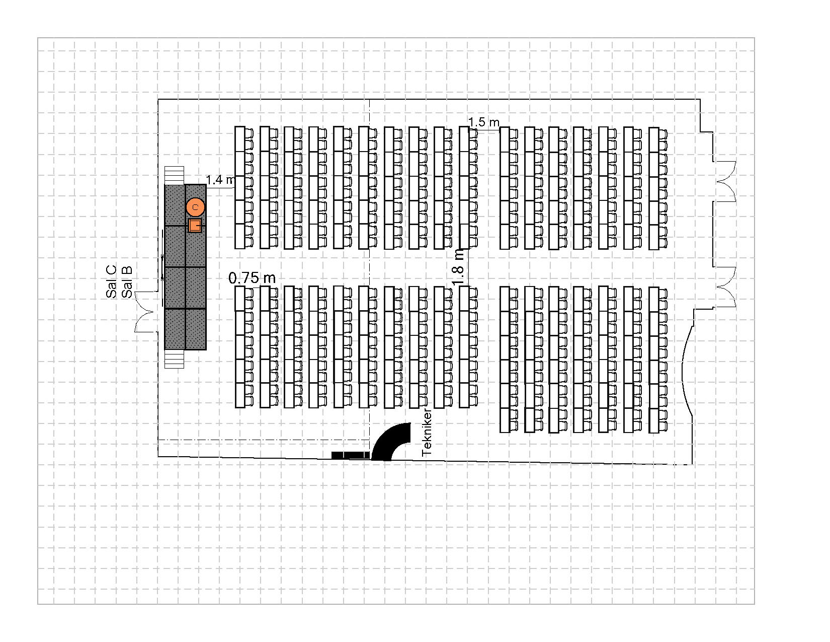 Klasserom 354 plasser