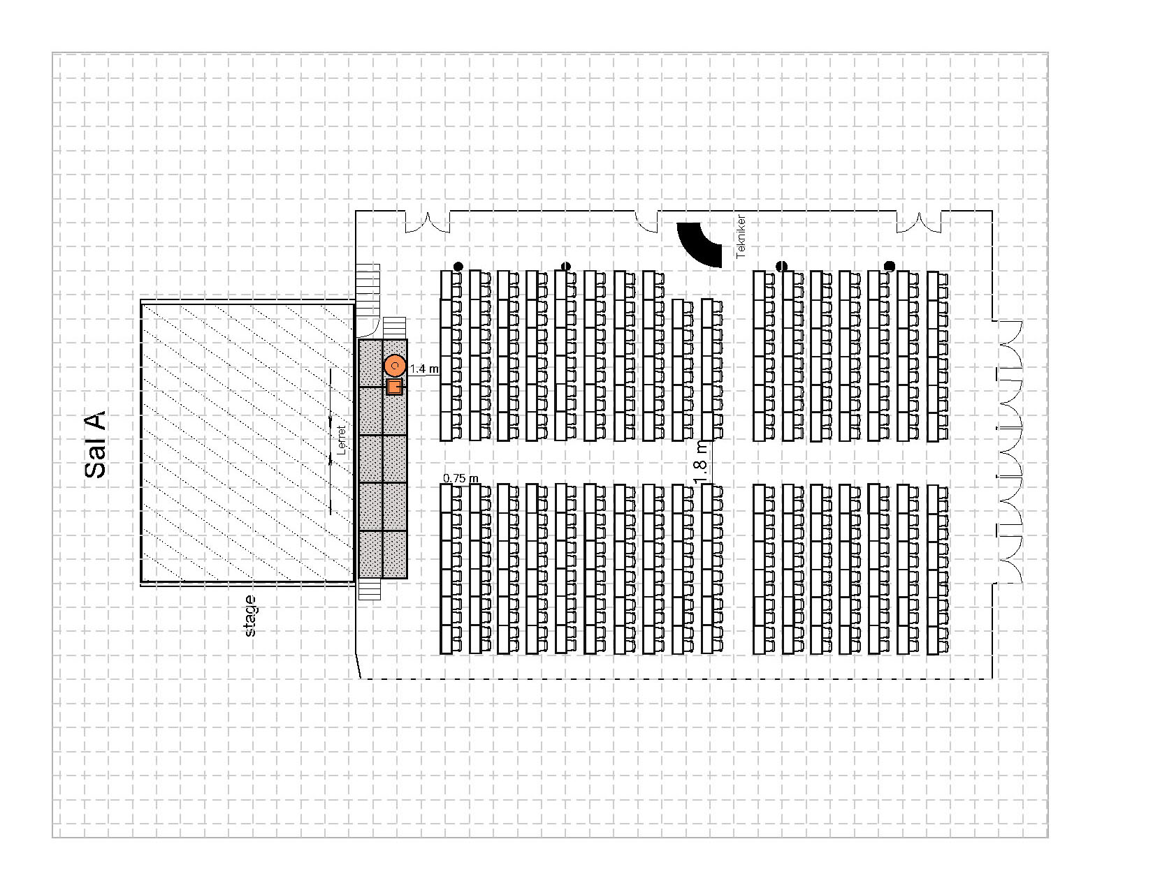 Klasserom 404 plasser