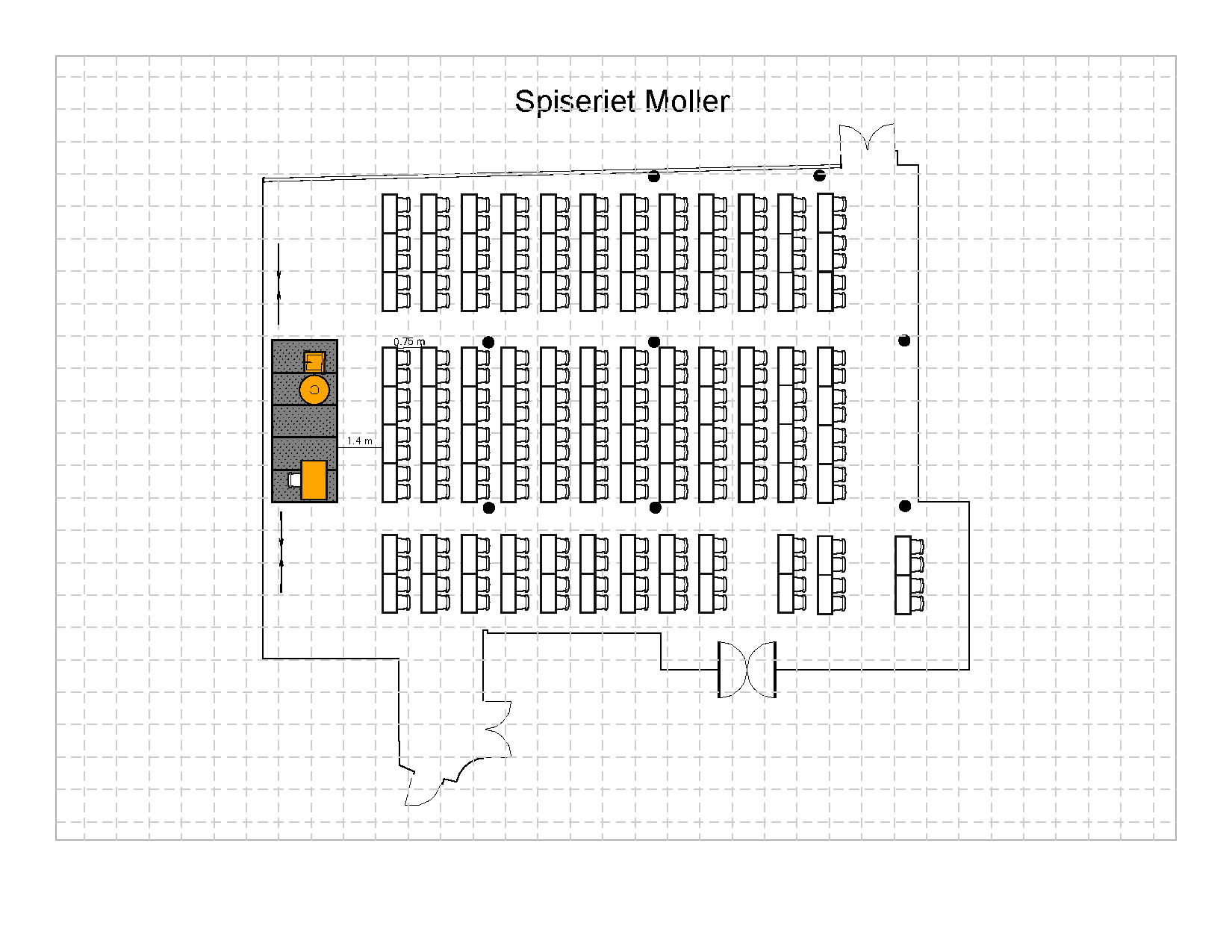 Klasserom 216 plasser