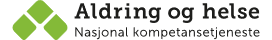 Aldring og helse. Nasjonal kompetansetjeneste. Logo.